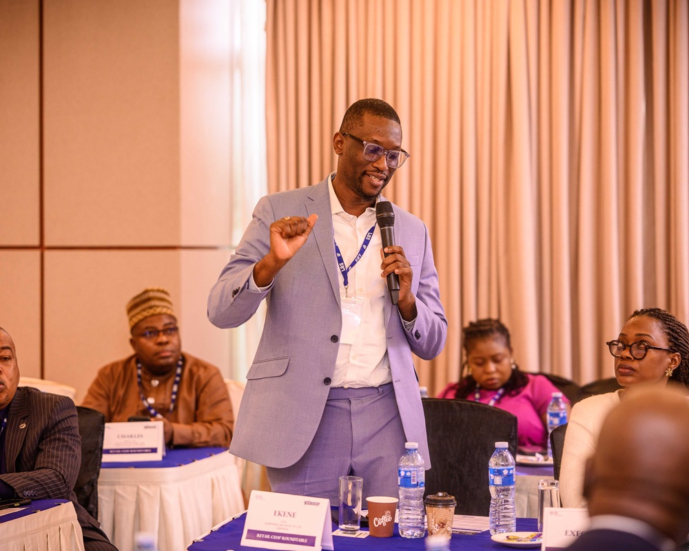 Senior executives in discussion at an Africa Retail Academy forum